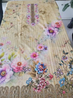 Premium Printed Swiss Lawn Cloth | Zam Zam Lawn Fabric